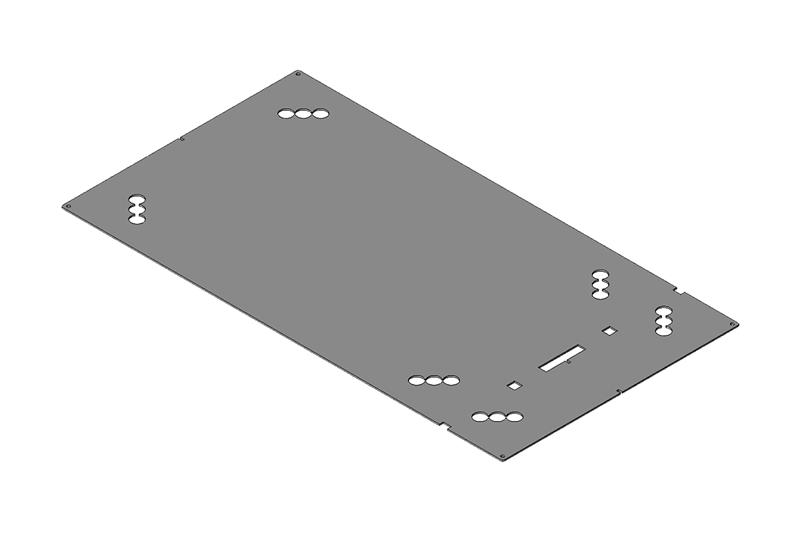 Floor Drilling Template for Seismic Frame Two-Post Rack