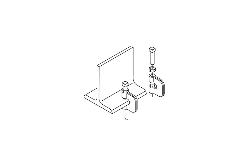 Threaded Rod I-Beam Clamps Cable Runway