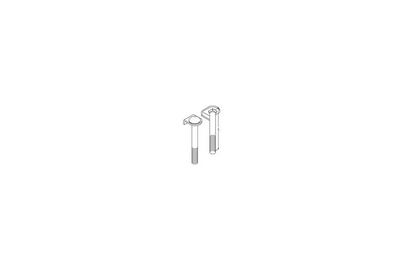 Clip J-Bolt Auxiliary Framing Channel/Cable Runway