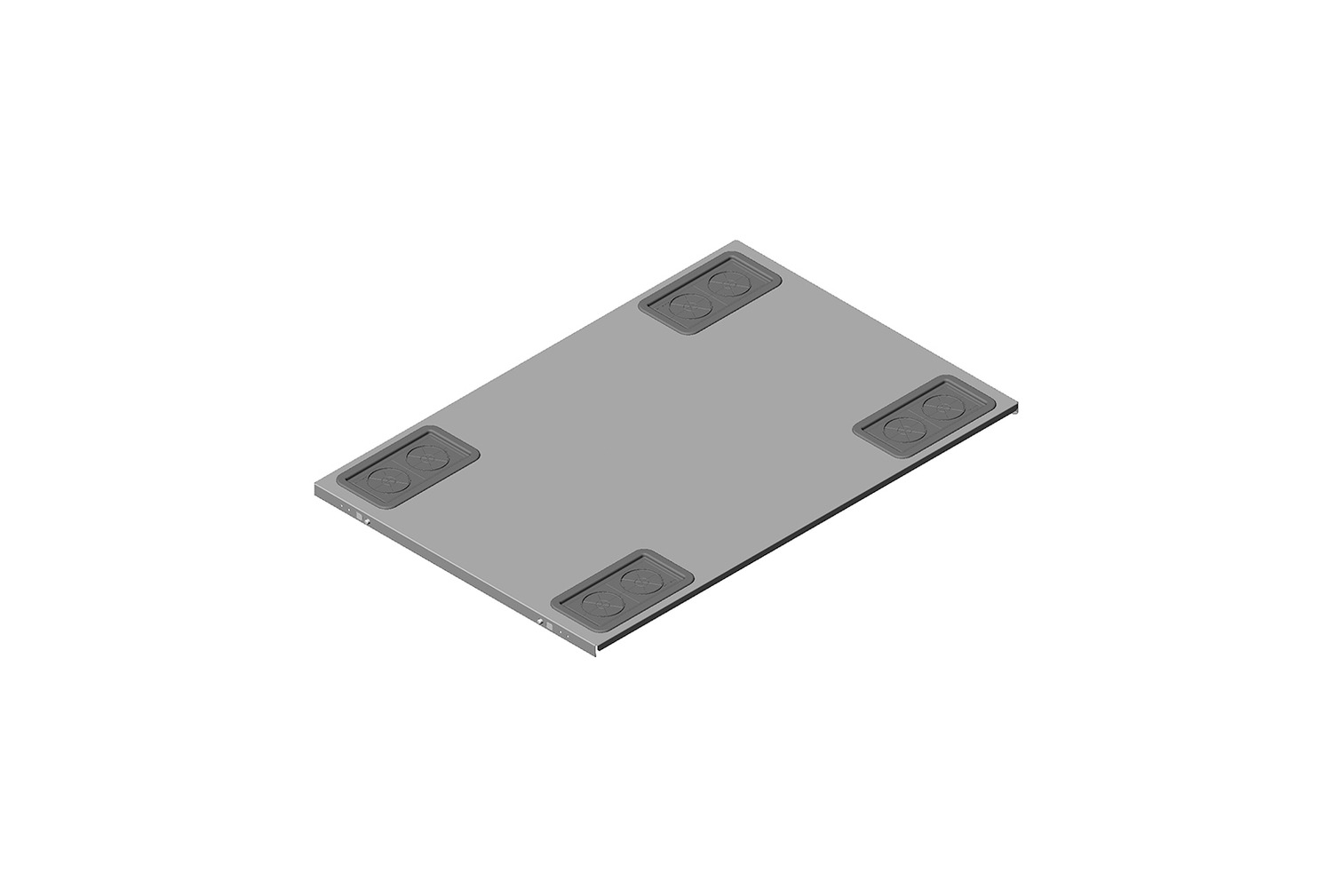 Top Panel with Grommets for ZetaFrame Cabinet