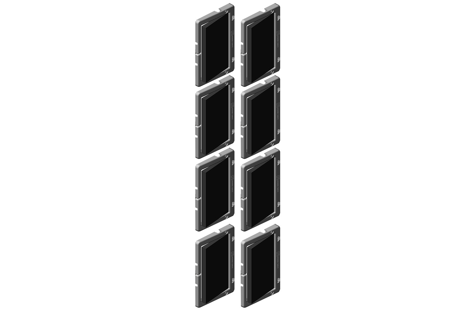 Equipment Mounting Rail Brush Kit for ZetaFrame Cabinet