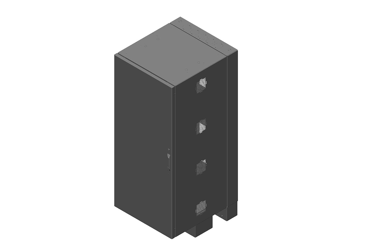CUBE-iT Wall-Mounted Floor Supported Cabinet