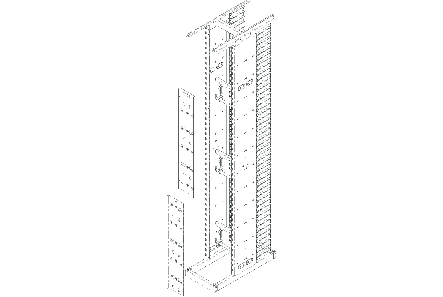 PDU Bracket Kit for Evolution Vertical Cable Manager